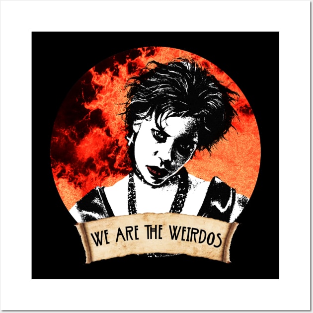 WE are the weirdos Wall Art by Zefkiel